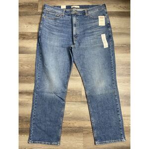 New Mens Signature Levi Strauss Athletic Blue Jeans 40x30 Flex Moves W/You Taper